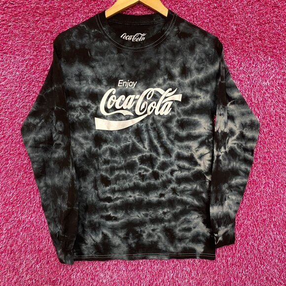 Enjoy Coca-Cola Promo Long Sleeve Tie Dye T-Shirt Small - Picture 1 of 4
